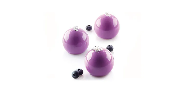 Moule Silicone 8 Truffes Ø 5,2 cm Silikomart Professional