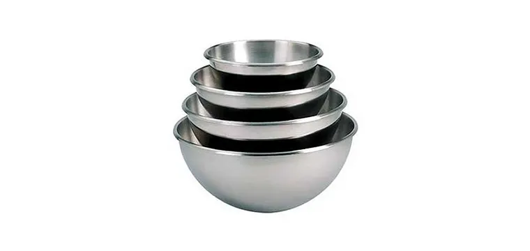 Cul de Poule Ø 25 cm Bassine 1/2 ronde inox