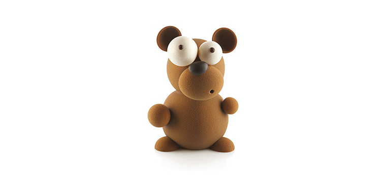 Kit Moules Chocolat Ours en PVC 14 x 16 x 21 cm (x5) Silikomart