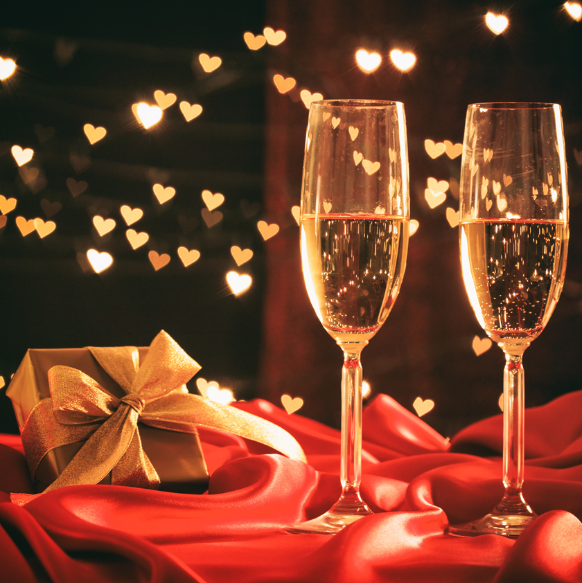 Cocktail champagne pamplemousse et rose