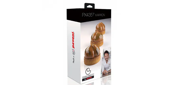 Moule Silicone 20 Marrons 65 ml Cédric Grolet Pavoni