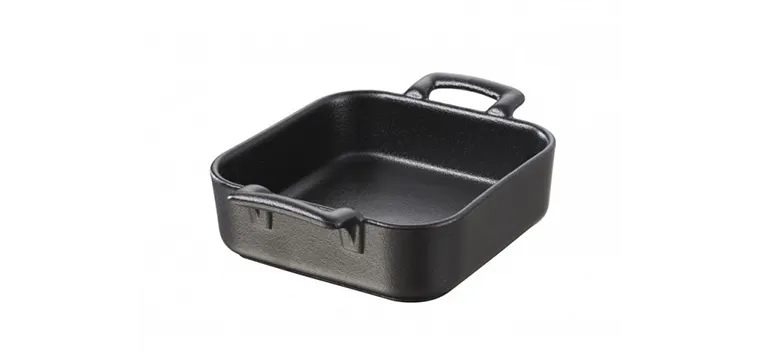 Ramequin Carré Noir 13x13 cm Belle Cuisine Revol