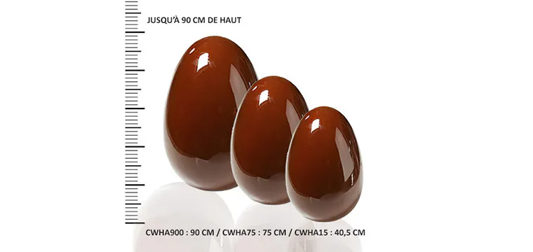 Moule Chocolat Oeuf Géant 90 cm (x1) Chocolate World
