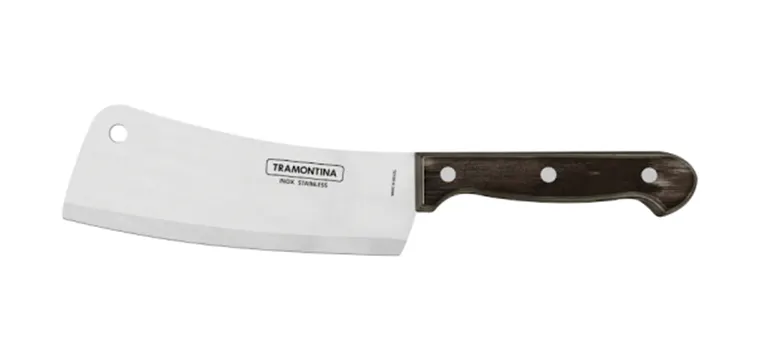 Feuille de Boucher Longue 16,4 cm Inox et Technobois Tramontina