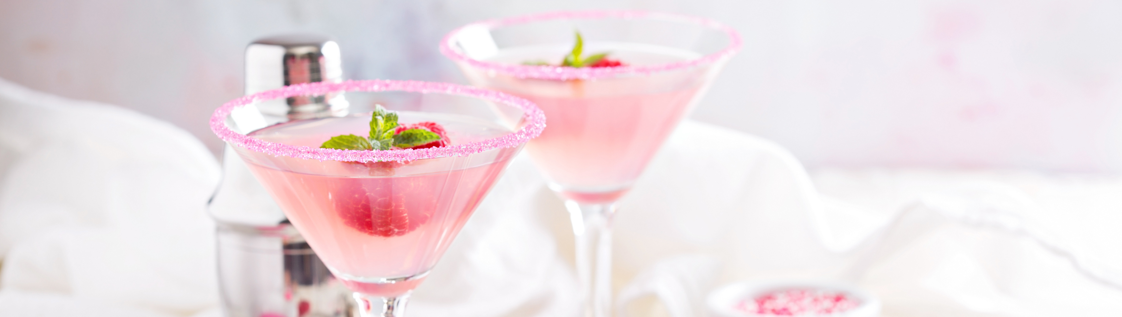 Cocktail rose cranberry et citron vert