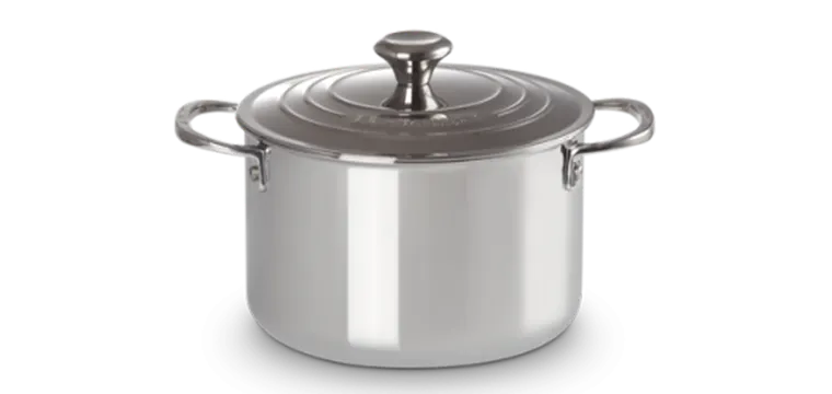 Cocotte Inox Haute avec Couvercle 20 cm Le Creuset