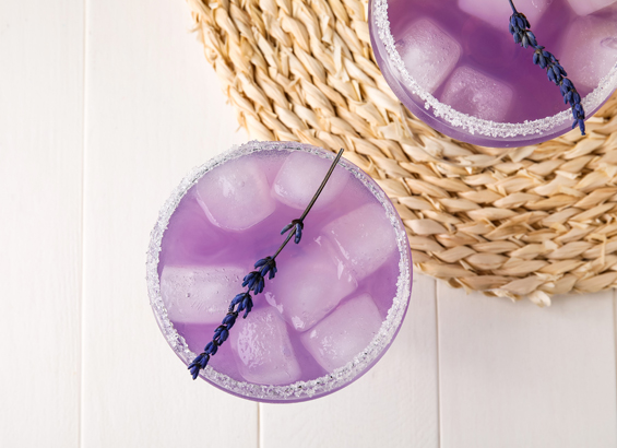 Soda vanille et violette