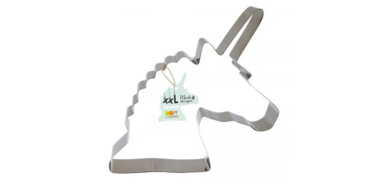Cercle Inox Licorne XXL 29 x 26 cm Scrapcooking