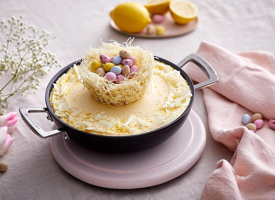 Gâteau de Pâques chocolat blanc et citron