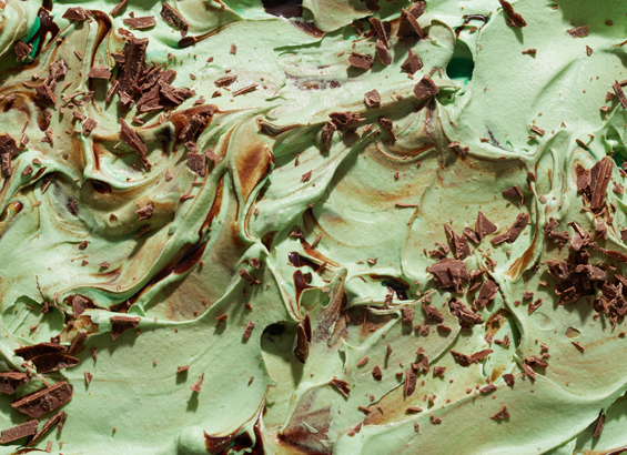 Glace menthe chocolat