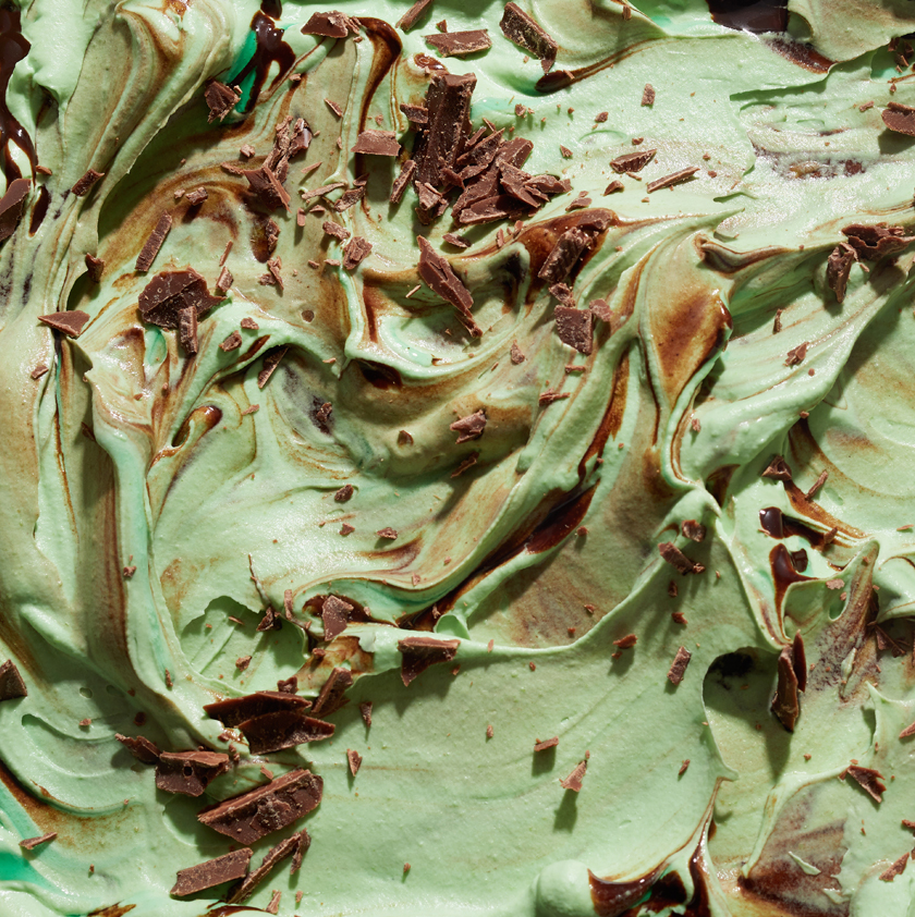 Glace menthe chocolat