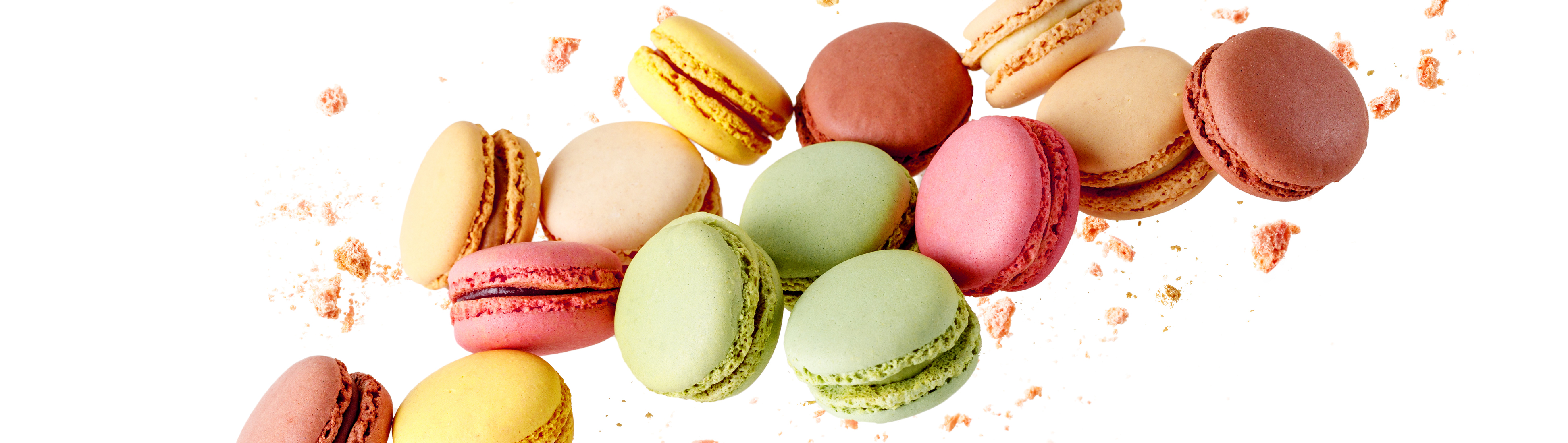 Macarons mojito et lemon curd