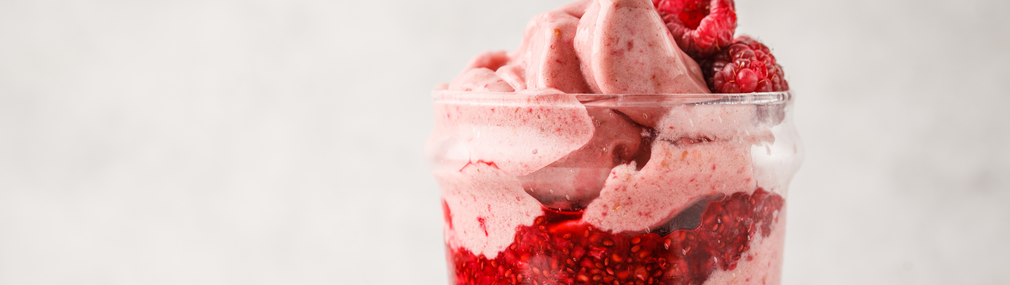 Vacherin glacé en coupe
