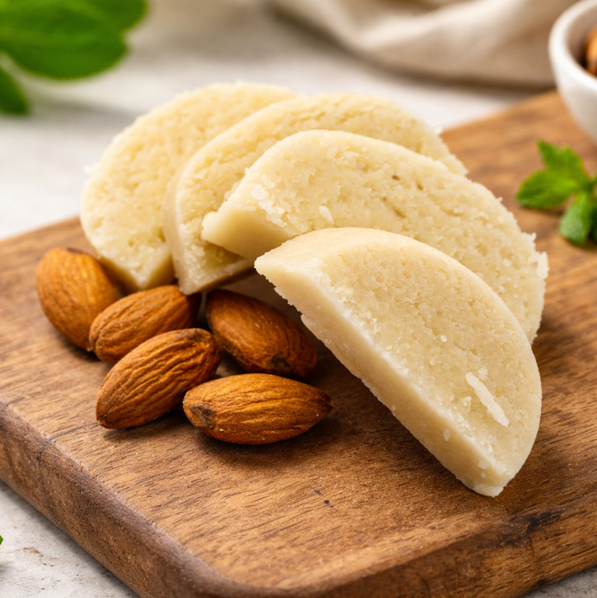 Pâte d'amande traditionnelle ou vegan