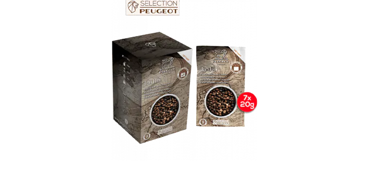 Poivre Noir du Vietnam Tan Hoi Sachet 20 g (x7) Peugeot