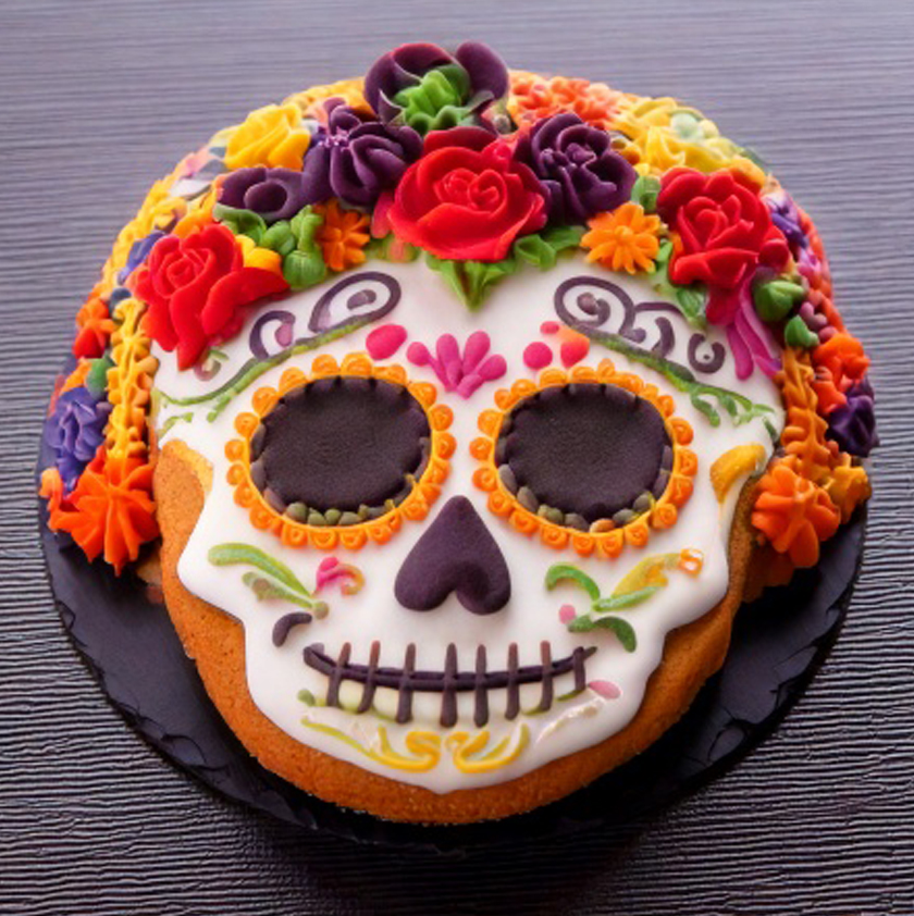 Calavera, cake de la fête des morts