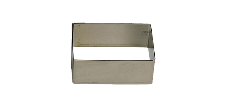 Cadre à Mousse Inox Rectangle 24 x 12 cm x H 4,5 cm Gobel