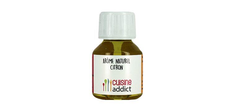 Arôme Alimentaire Naturel Citron 58 ml CuisineAddict