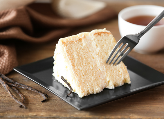 Cake vanille chocolat blanc