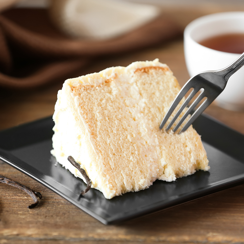 Cake vanille chocolat blanc