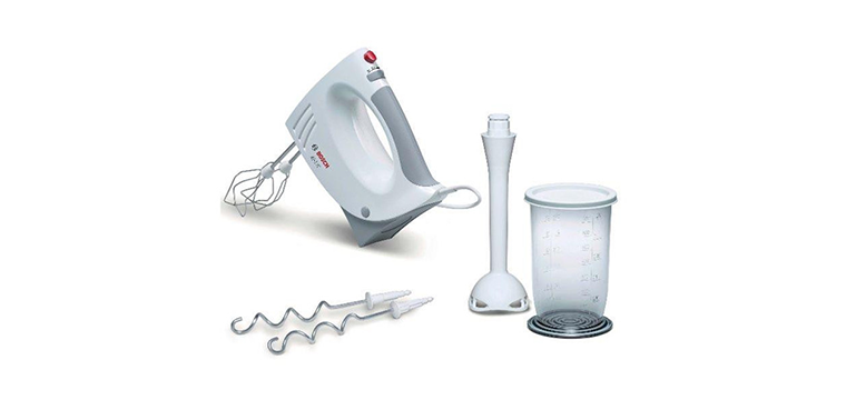 Batteur Electrique + Mixeur Plongeant Blanc Bosch