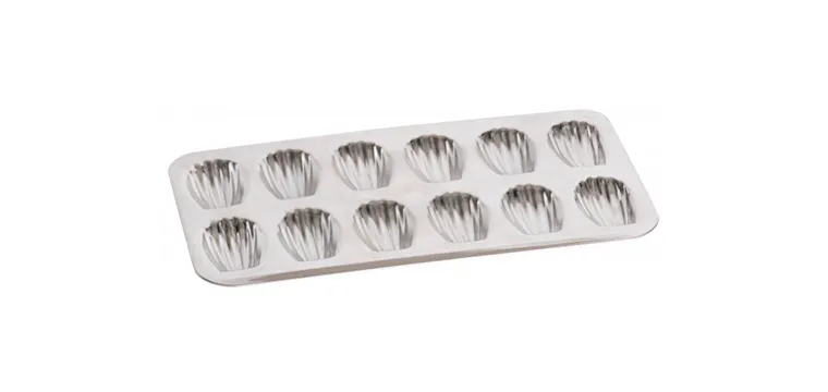 Moule 12 Madeleines Fer Blanc Gobel