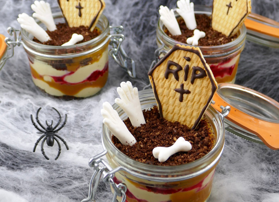 Verrines crémeux tonka caramel et framboises