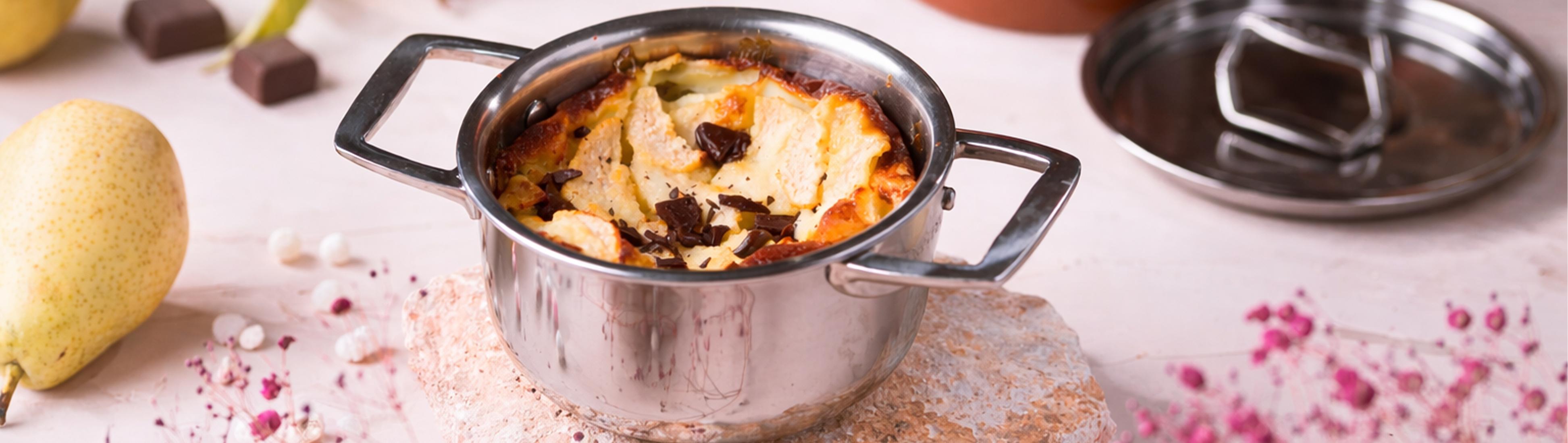 clafoutis poire chocolat