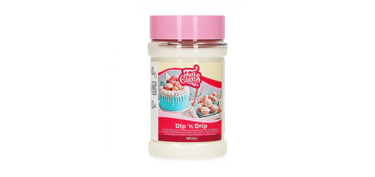 Glaçage Dip'n Drip Blanc 375g Funcakes