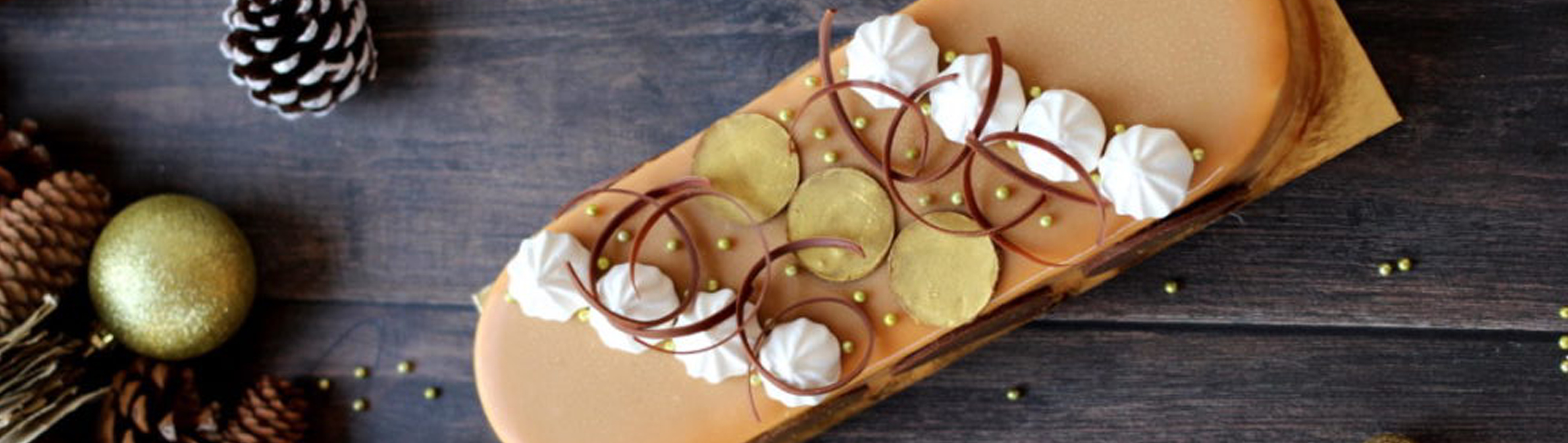 Entremets pomme caramel