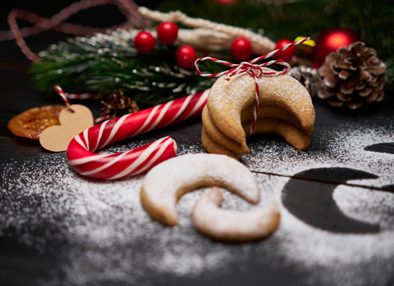 Letter cake aux deux chocolats Noël