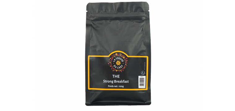 Thé Noir Strong Breakfast 100g La Touche Du Chef