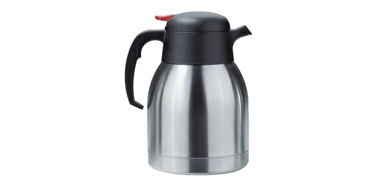 Pichet Isotherme inox bouton poussoir 2 L
