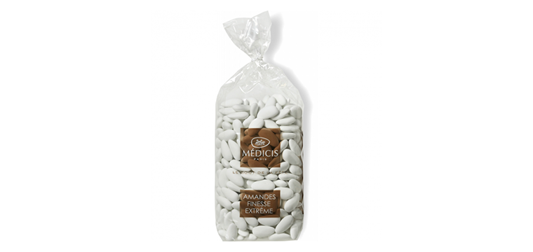 Dragées Amande Lérida Blanc Finesse Extrême 1kg Médicis