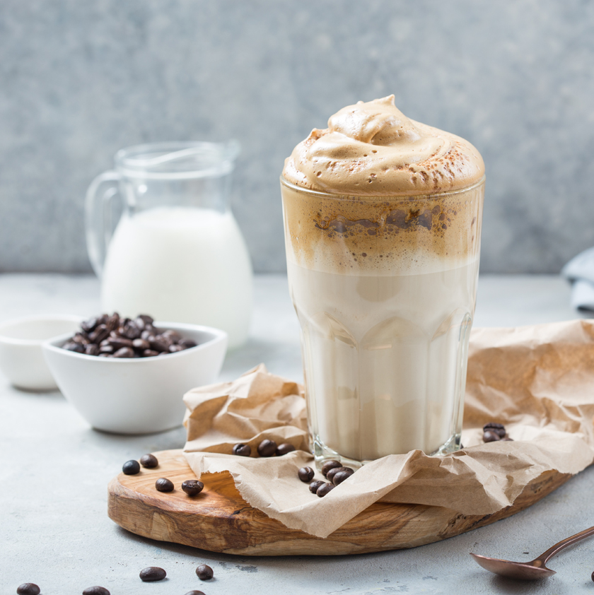 Café latte noisette