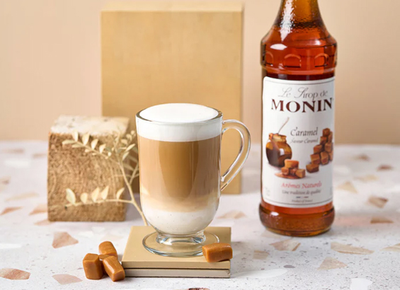 Café latte caramel