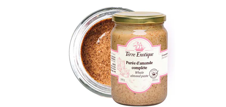 Purée d'Amande Complète 300 g Terre Exotique