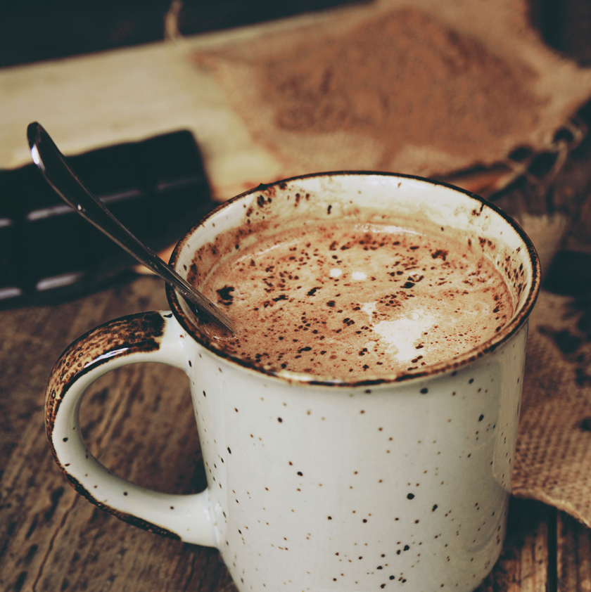 Chocolat chaud viennois à la châtaigne