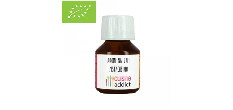 Arôme Alimentaire Bio Pistache 58 ml Cuisineaddict