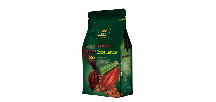 Chocolat de couverture Excellence 55% pistoles 5kg