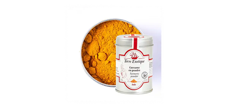 Curcuma en Poudre Biologique 60 g Terre Exotique