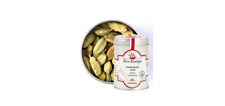 Cardamome Verte Entière 40 g Terre Exotique