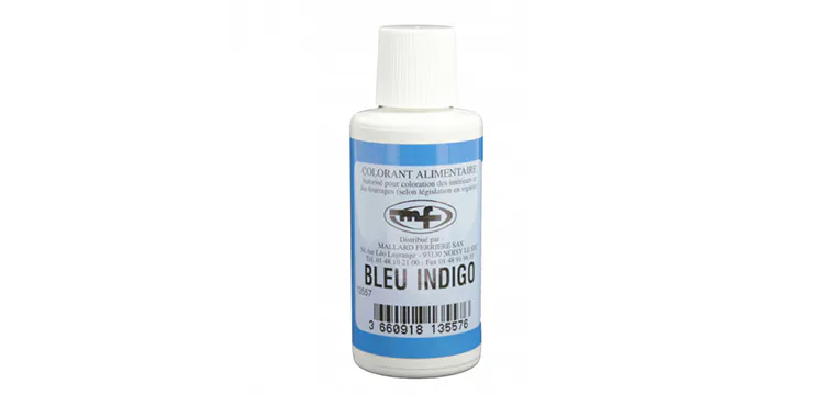 Colorant alimentaire Bleu Indigo E132 Liquide 100ml