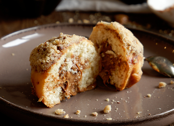 brioche cœur praliné