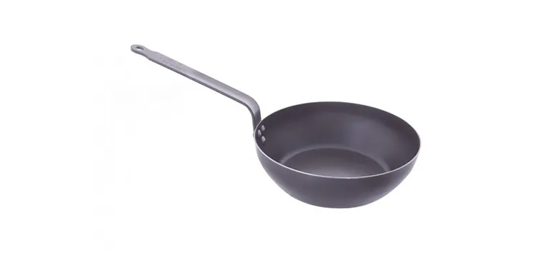 Sauteuse Paysanne Tôle Bleue Ø 24 cm Blue Carbon De Buyer