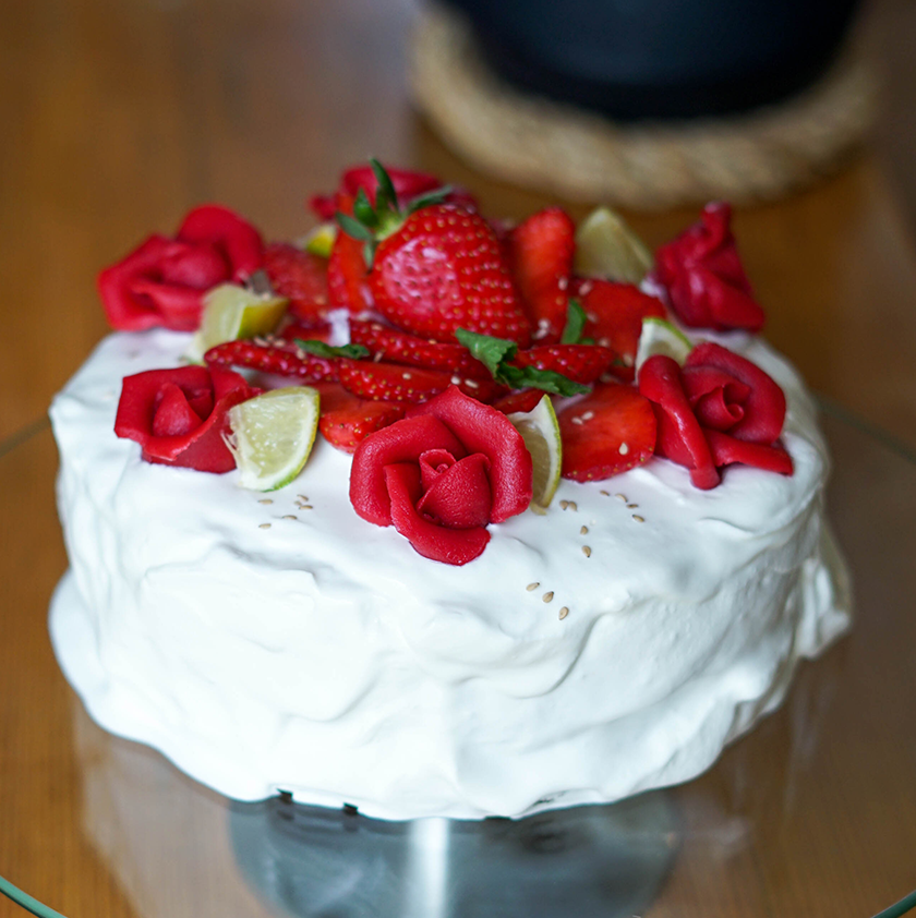 fraisier style japonais
