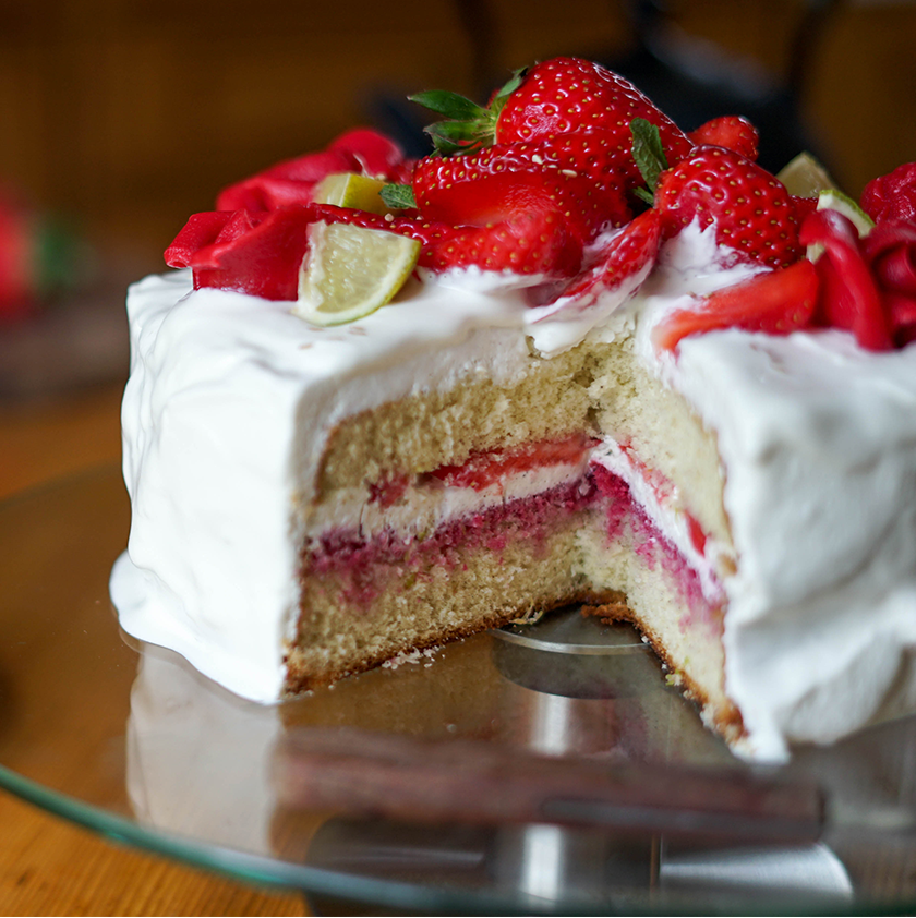 fraisier style japonais