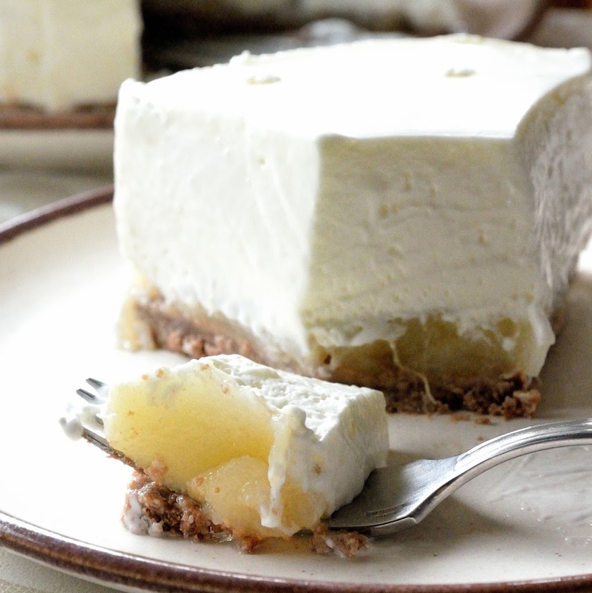 Cheesecake vanille citron et poire