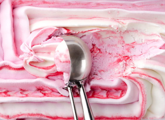 Semifreddo framboise et hibiscus