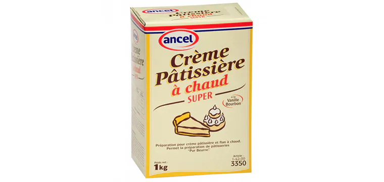 Crème Pâtissière à chaud Super 1 kg Ancel